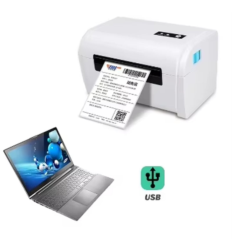 Bluetooth 4X6 Shipping Label Printer High-Speed 160Mm/S Direct USB Thermal Barcode Printer for Esty Post UPS Shopify