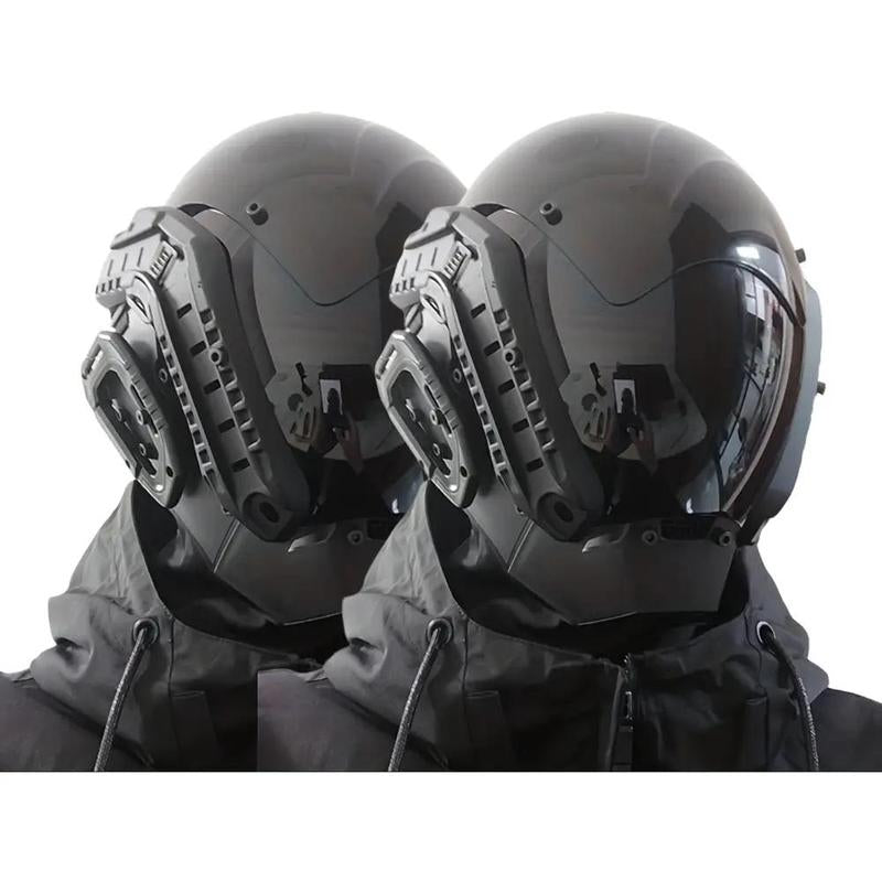 Summer Love Cool Cosplay Masks Mechanical Sci-Fi Halloween Gift Cyberpunk Masks Music Festival Masks Masquerade Masks, Halloween Decor Men Gifts, Summer for Gift, Gifts for Men, for Room Decor, Halloween Costume