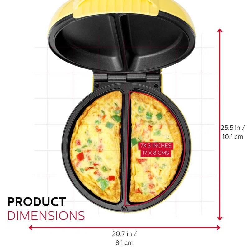 2 Section Omelette Maker