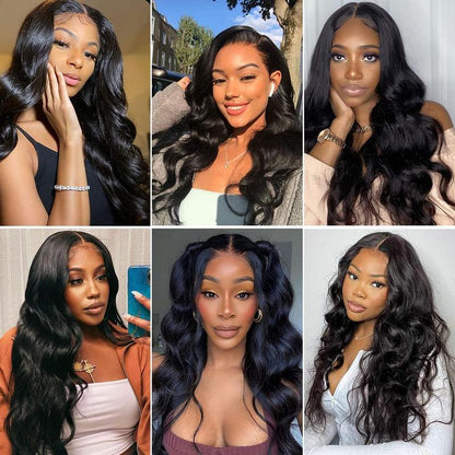 Wiggins Hair Pre Cut Ready to Go Glueless Wig Pre Bleached Body Wave 7X4 Closure Wig 7X5 Pre Bleached Knots Wig Pre Plucked 13X4 Lace Front Wigs